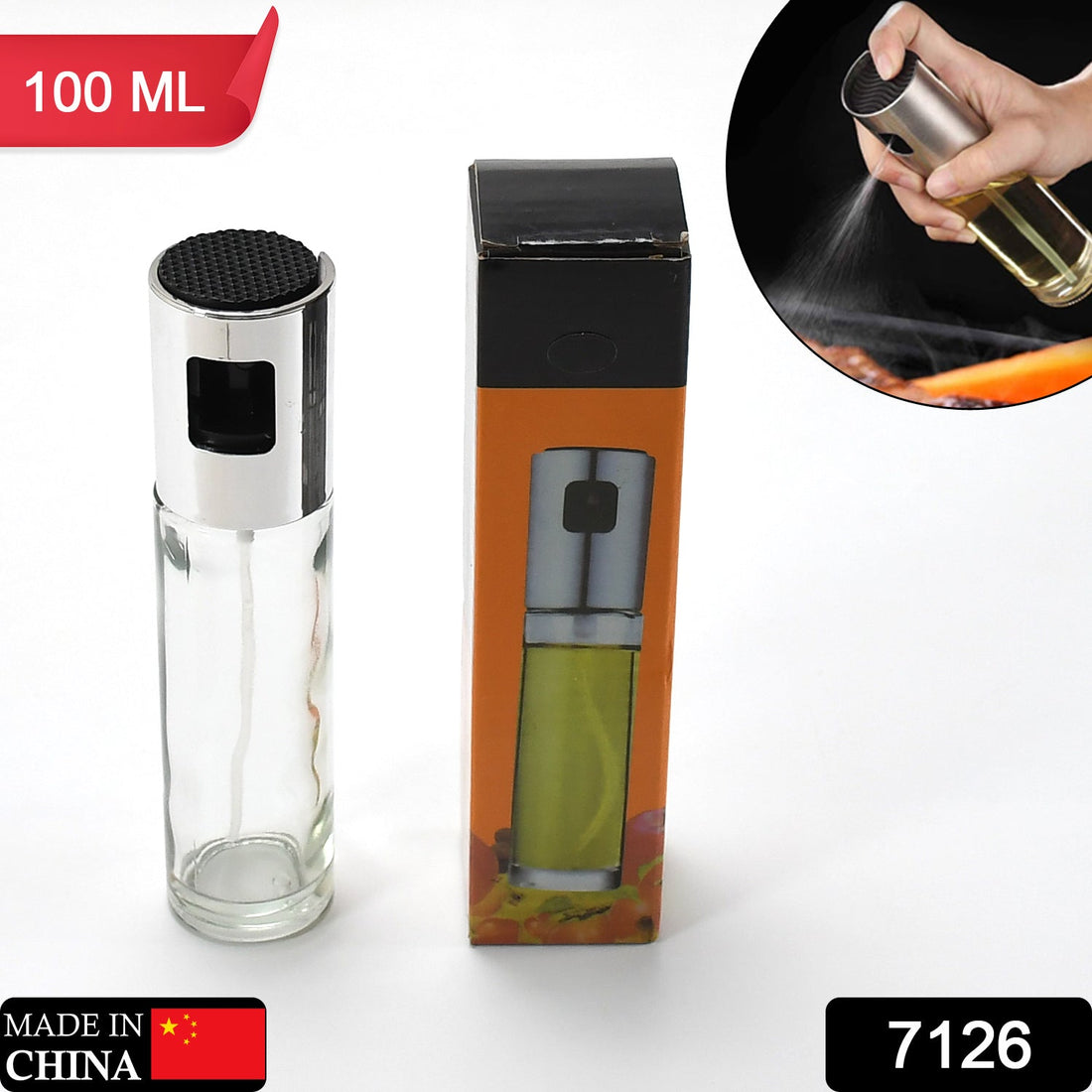 Multi-use oil spray bottle